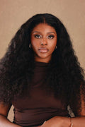 28 inch Burmese curls wig